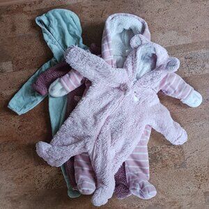 Winter Baby Girl Outerwear Bundle